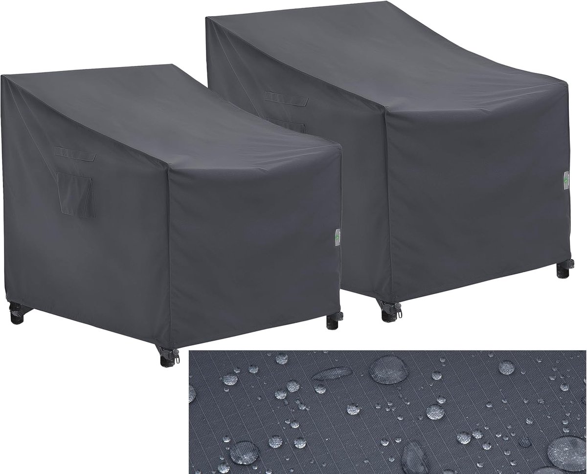 Tuinstoelhoezen waterproof 84x86x65/82cm - UV-bestendig - Winddicht - Bescherming voor buitenmeubilair - ShopVlot