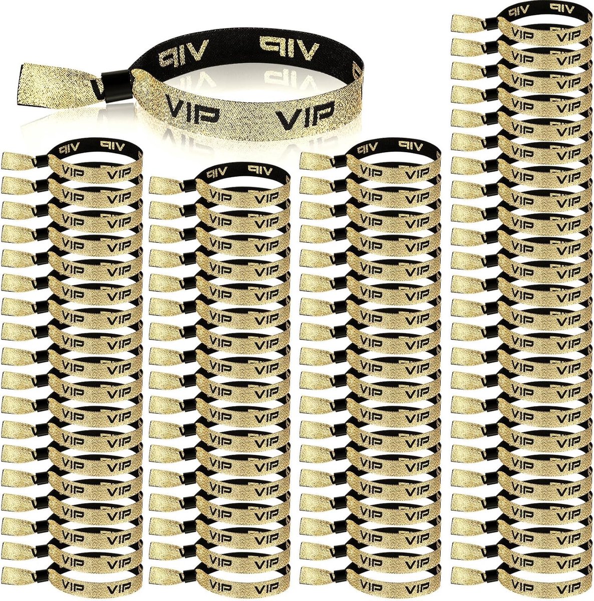 100 Stoffen VIP-armbanden voor Evenementen - Feestelijke Entree voor Concerten
