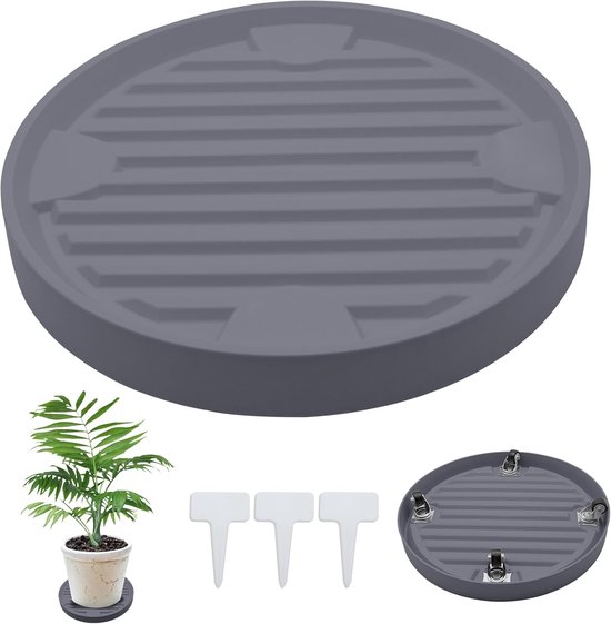 Plantroller 75 kg - Kunststof rond - Met universele wielen - Gemakkelijk verplaatsen - ShopVlot
