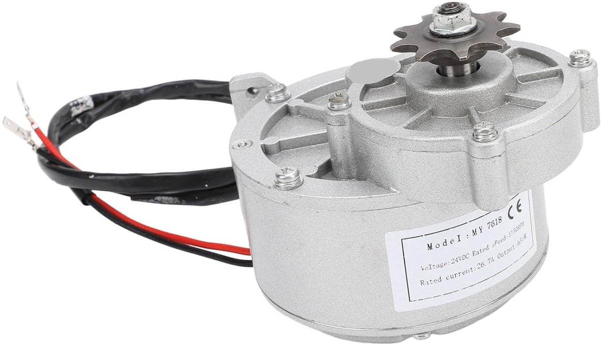SnelShoppen - Elektrische Motor 24 V 650 W voor E-Bike en E-Scooter, 3150 RPM, Borstelloze Motor, Precisie Controle, Geschikt voor Landbouw en Industr