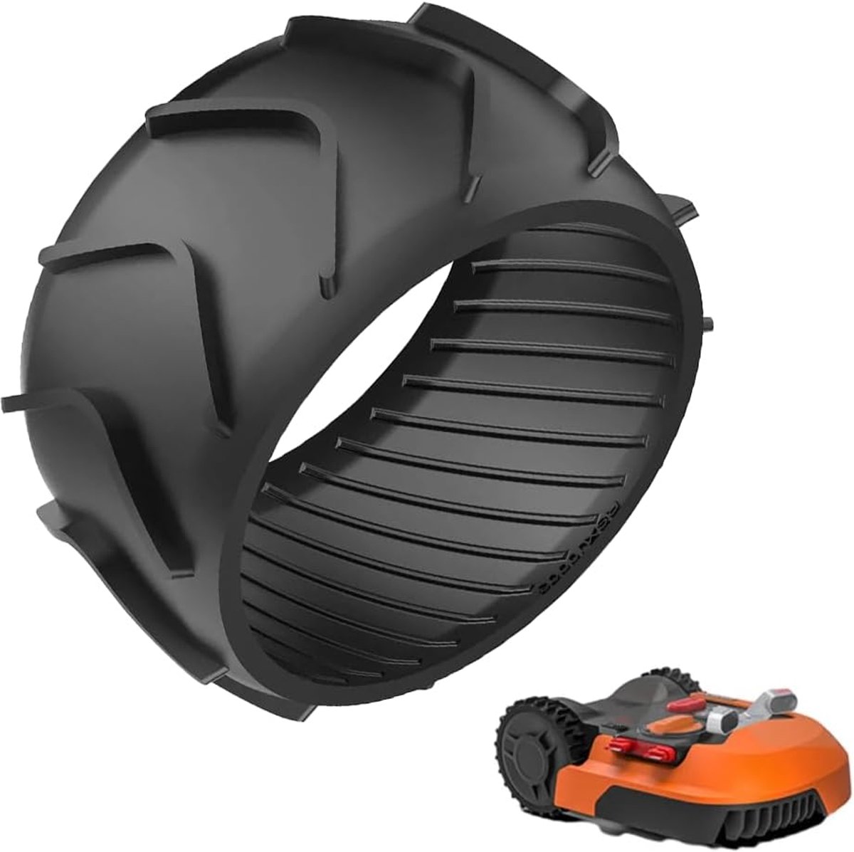 Wielbeschermer XL Voor Worx Landroid - Voorwielprofiel Verhoger - Verbeterde Grip - Stabiliteit Tijdens Gebruik - ShopVlot