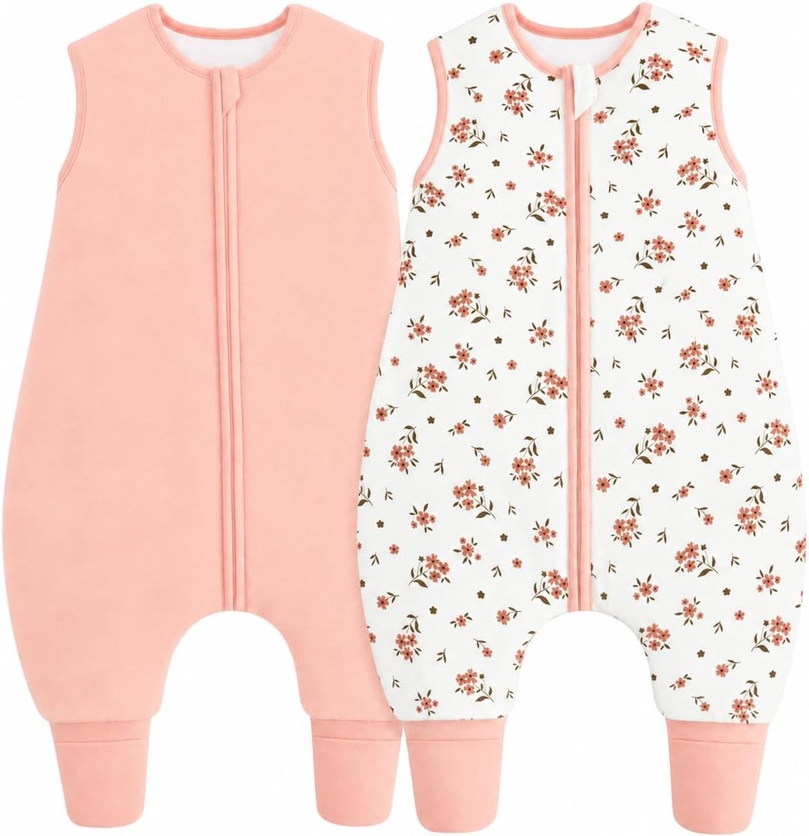 Baby slaapzak 1.5 Tog - katoen - met voeten - ideaal voor een veilige nachtrust - ShopVlot