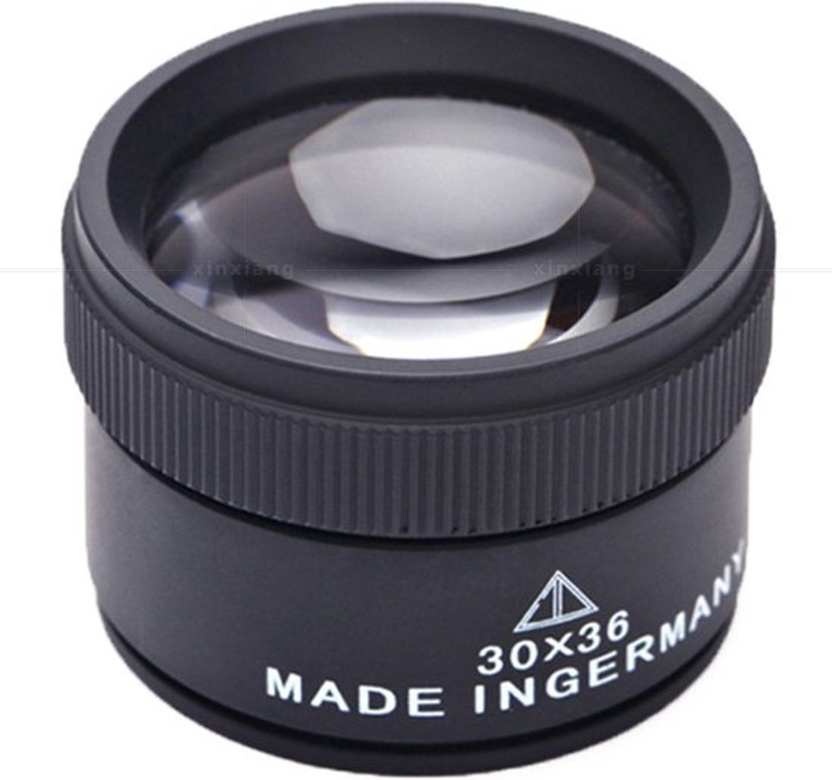 Mini Zakloep Juweliersloep - 30x Vergroting - Lens 36mm - Zwarte Zinklegering Behuizing - Compact Draagbaar Ontwerp