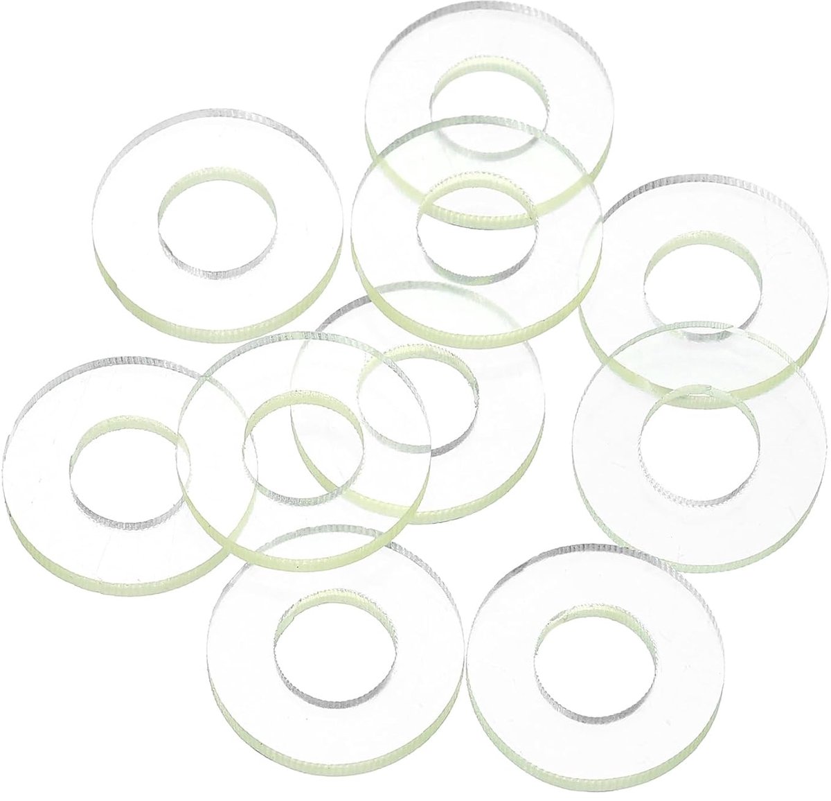 Platte sluitringen, 16 mm VAN 8 mm DI 2 mm dikte ronde afdichting flange afstandhouder voor industriële elektrische apparaten pijp