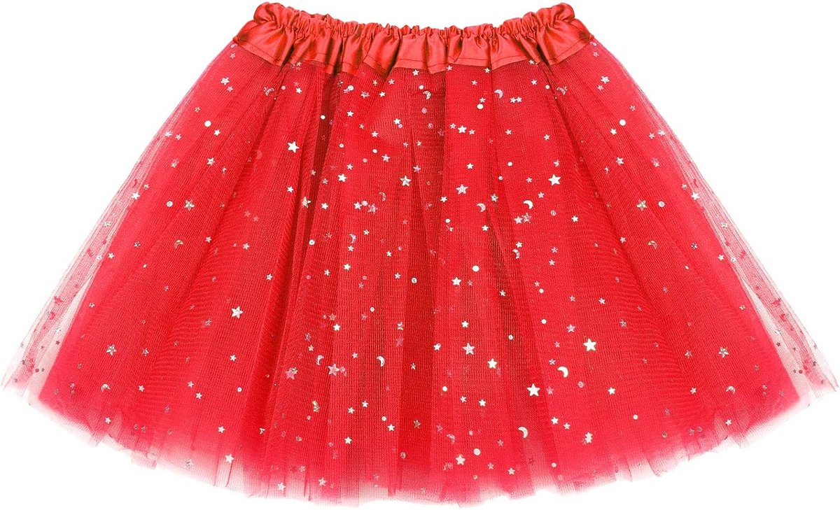 2-8 jaar tutu 3 lagen tule pailletten ballet dans rok