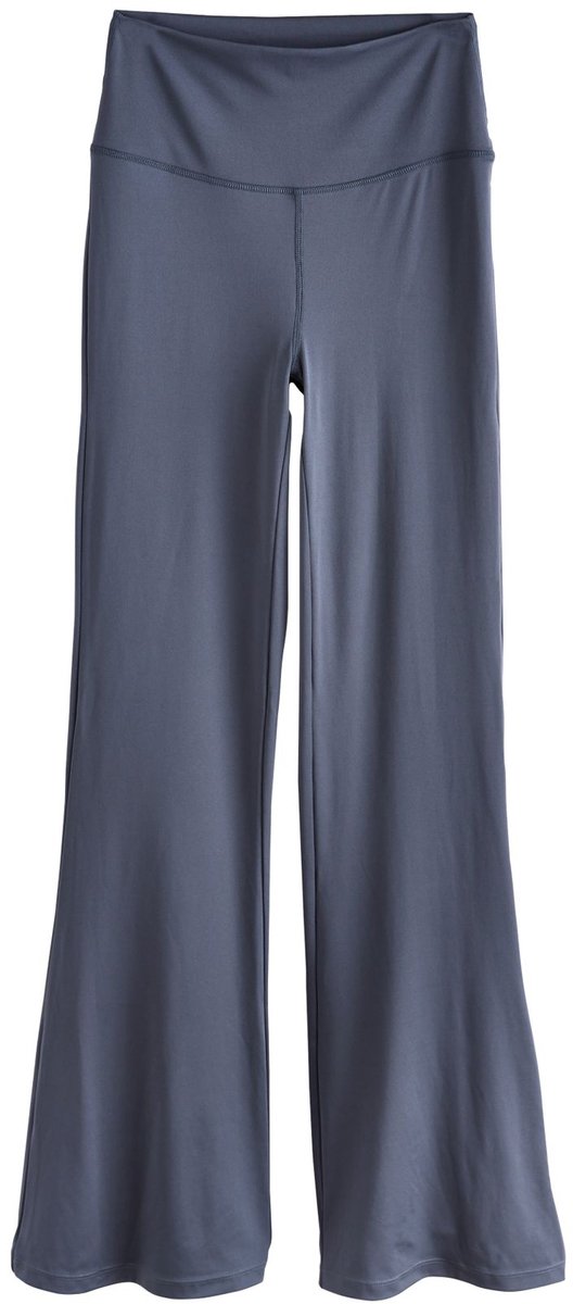 Next - Dames - Supersoft Dry Tech yoga-sportlegging met uitlopende pijpen - Grijs