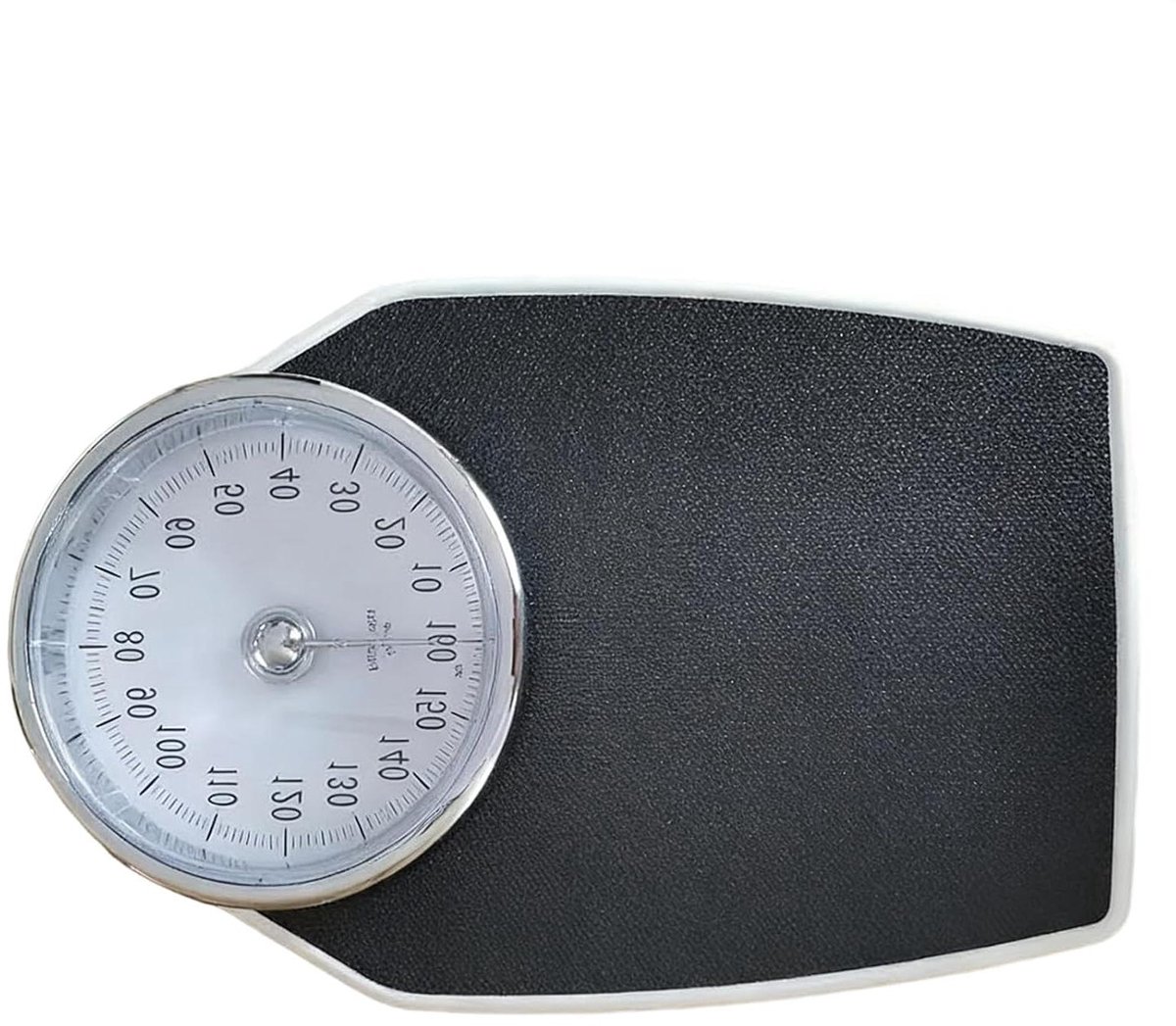 Mechanische Personenweegschaal - Huishoudelijke Weegschaal - Gewicht Monitoren - Robuuste Duurzaamheid - 350 Lb Capaciteit - Zwart