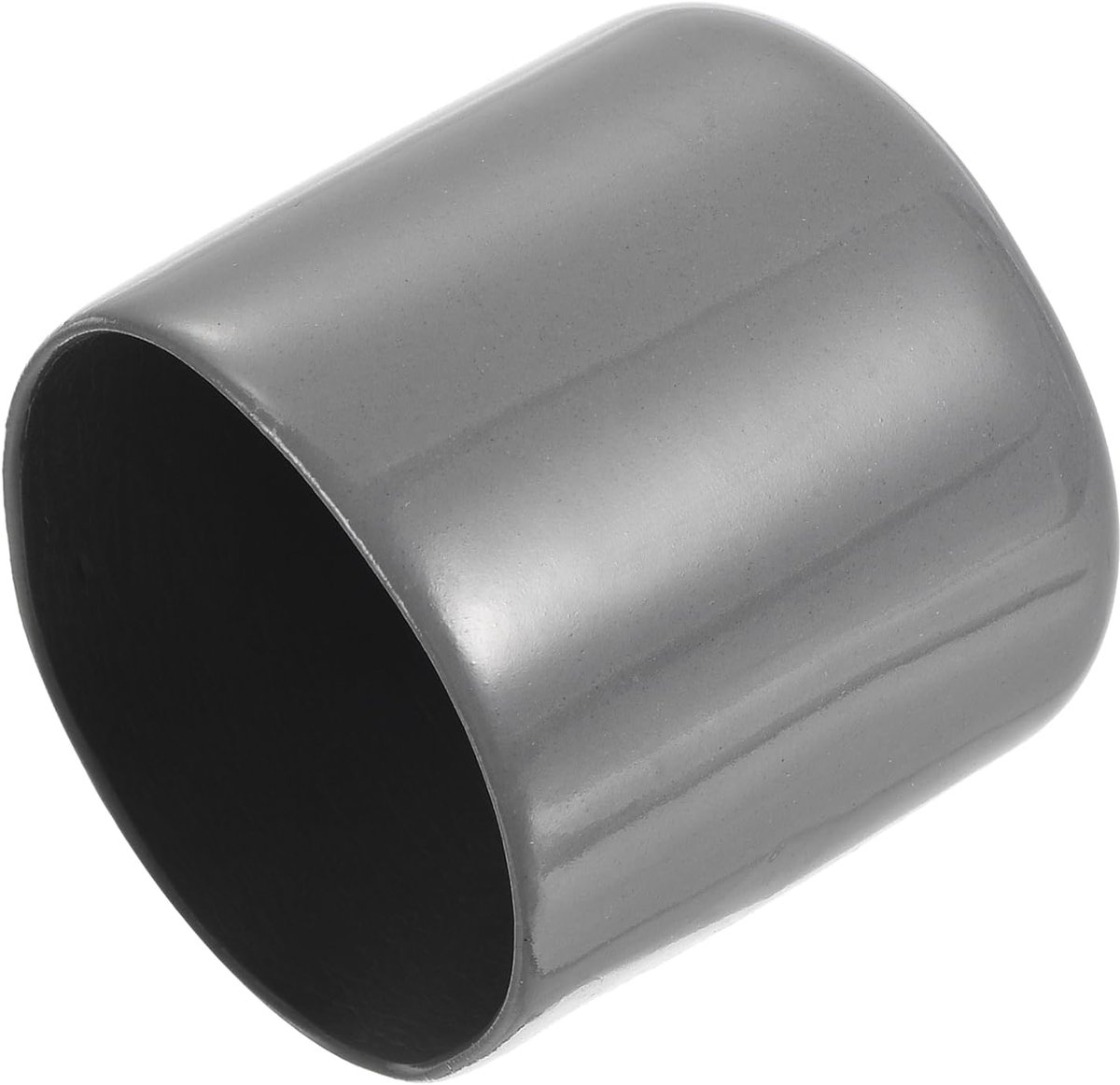 4 stuks eindkappen van rubber, 41 mm ID, ronde eindkappen van vinyl, voor schroeven met schroefdraad, beschermers, donkergrijs