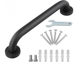 Grab Rail 30cm RVS Leuning met Schroeven voor Badkamer Keukentrap Zwart