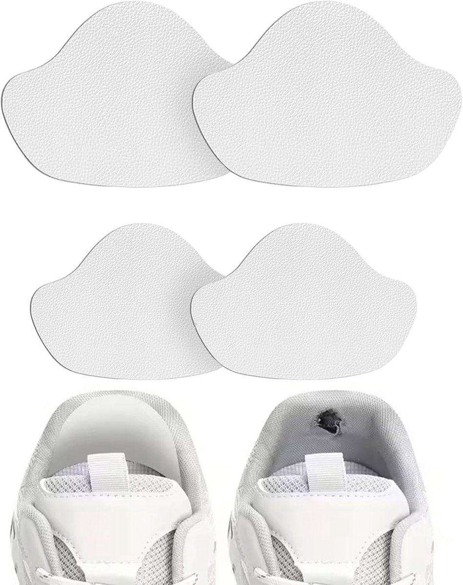 Heel repair shoe - 4 stuks - witte hakzolen - herstel en bescherming tegen slijtage - SnelShoppen