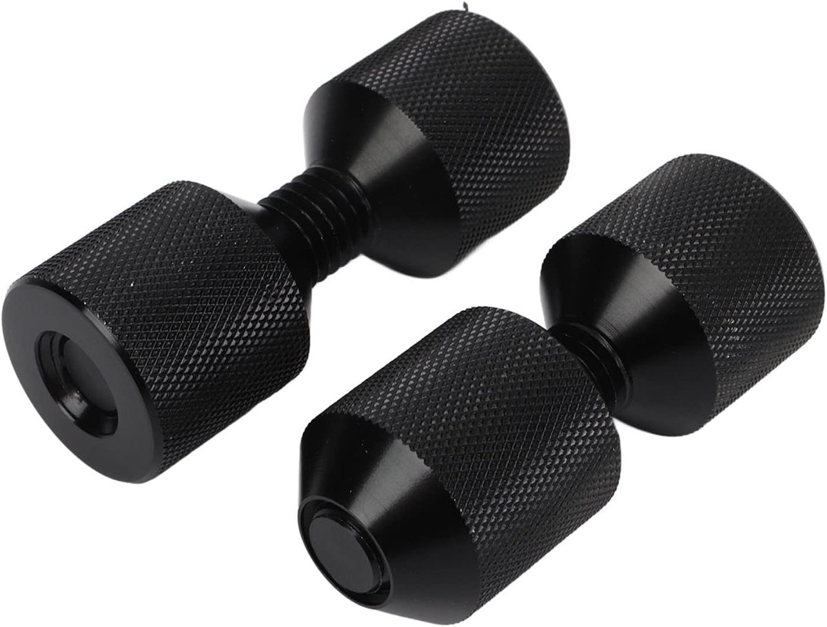 2 PCS Flens-uitlijningspin Flensuitlijningsgereedschapsflens Flense Pin 1-1/8in Twee Gaten Pen Zet Aluminium Schroefdraad Dubbele Gatpennen met ASME 150lb Flenzen voor Pijpfittergereedschap