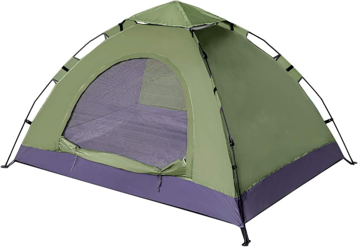 Tent voor 2 personen, ultralichte campingtent, kleine verpakkingsgrootte, eenvoudig op te stellen, waterdicht, campingtent voor outdoor, bike-packing, trekking