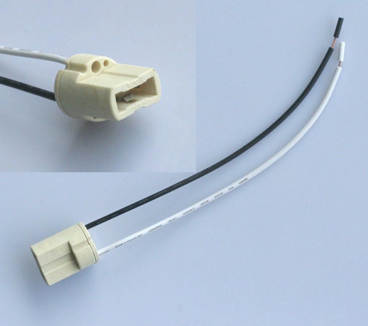 5x G9 lamphouder sokkel incl. kabel voor Halogeen & LED max. 500W