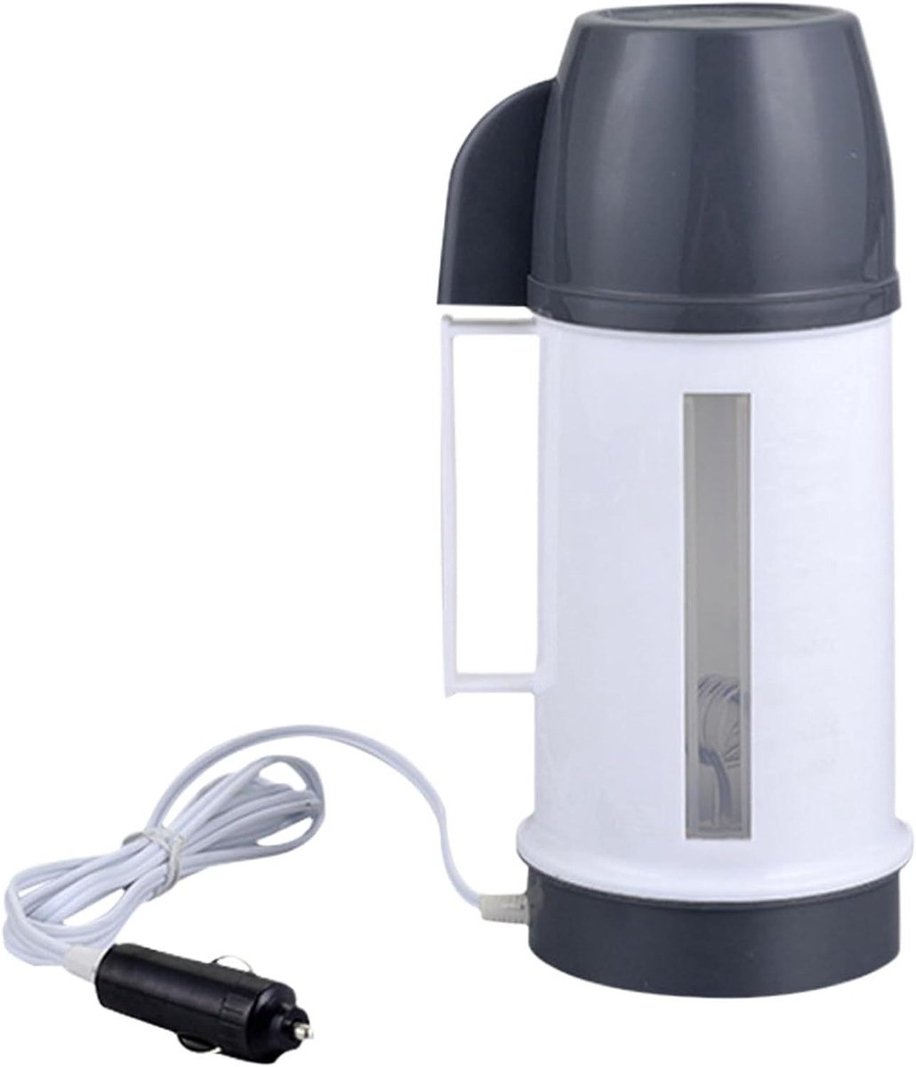 Elektrische Waterkoker - Auto Theeketel - Onderweg Dranken Bereiden - Automatische Uitschakeling - 31x13x13 cm - Zwart