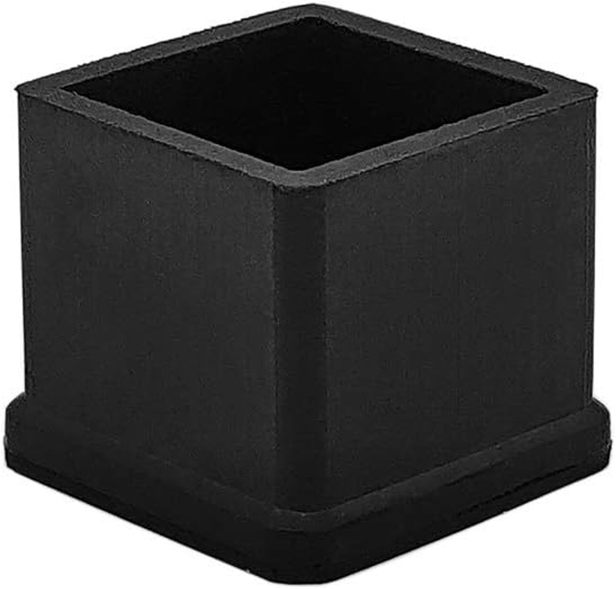 Rubber Vierkante Hoezen Stoel Tafel Poot Pad 20 stks Zwart, 20 x 20 mm, 13/16 inch x 13/16 inch