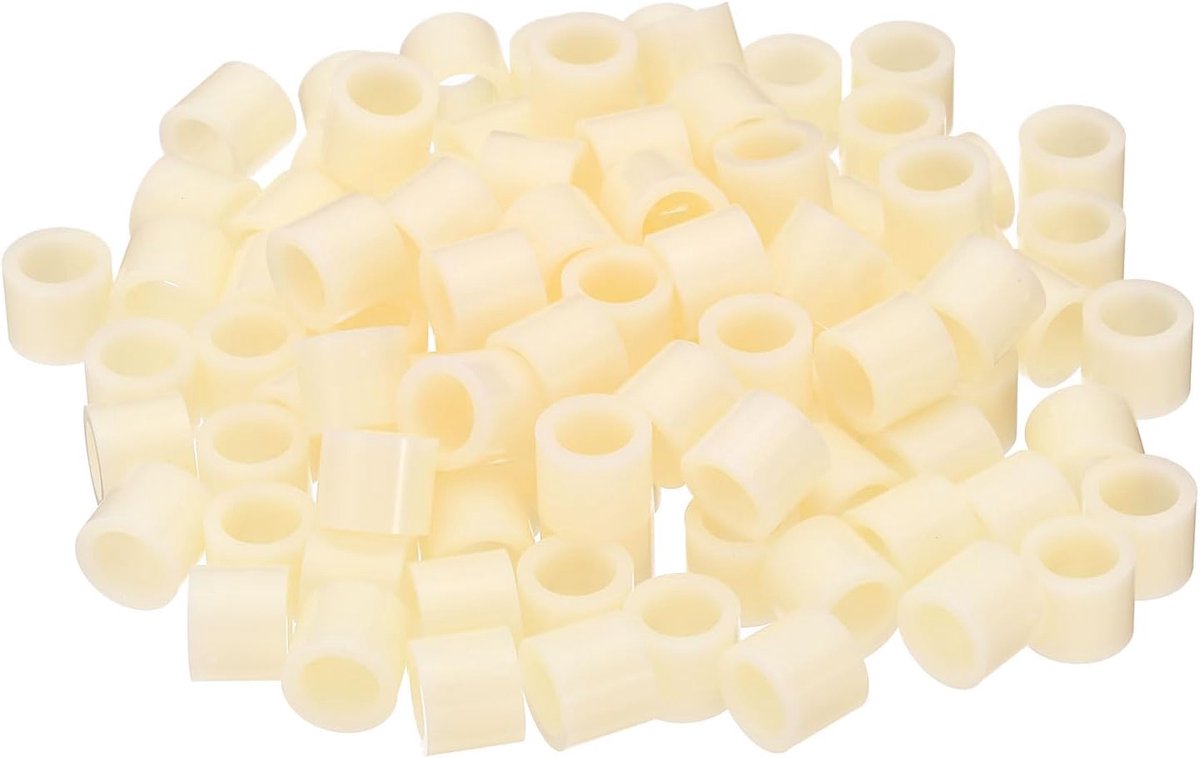 Set van 50 tussenringen, 8,2 mm binnendiameter, 12 mm buitendiameter, 8 mm lengte, van kunststof, voor M8 schroeven