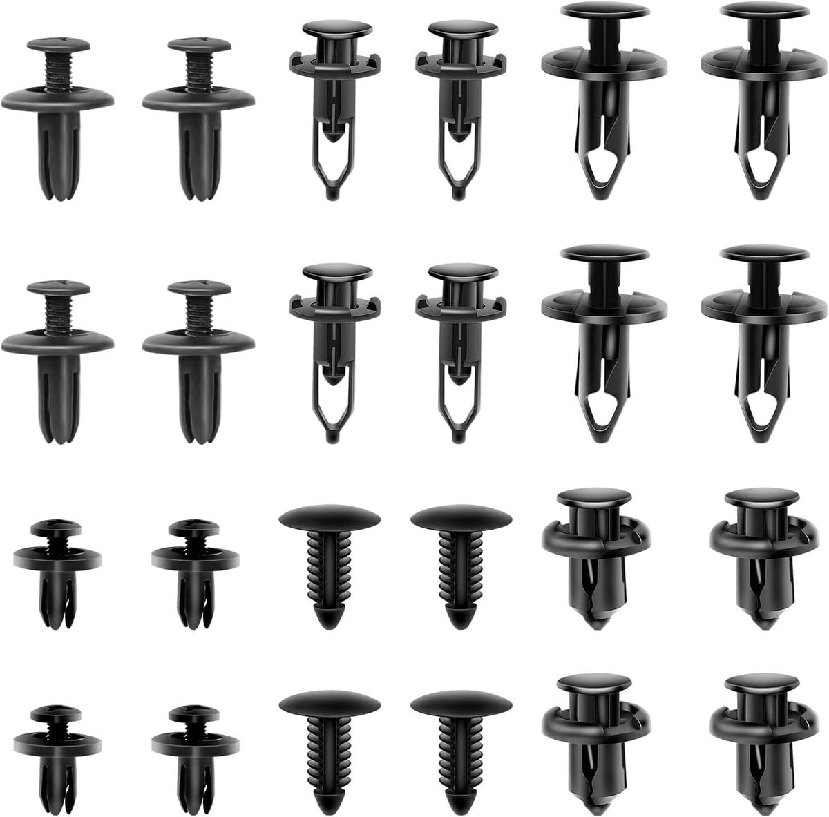 Auto montage clips 240 stuks - plastic rivet set - universeel voor Peugeot - veelzijdige reparaties - ShopVlot