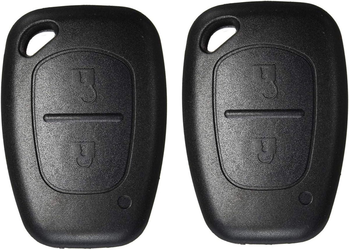 Sleutelhoes keyless remote voor Opel Renault Nissan - 2 knoppen - vervangend voor beschadigde sleutel - ShopVlot