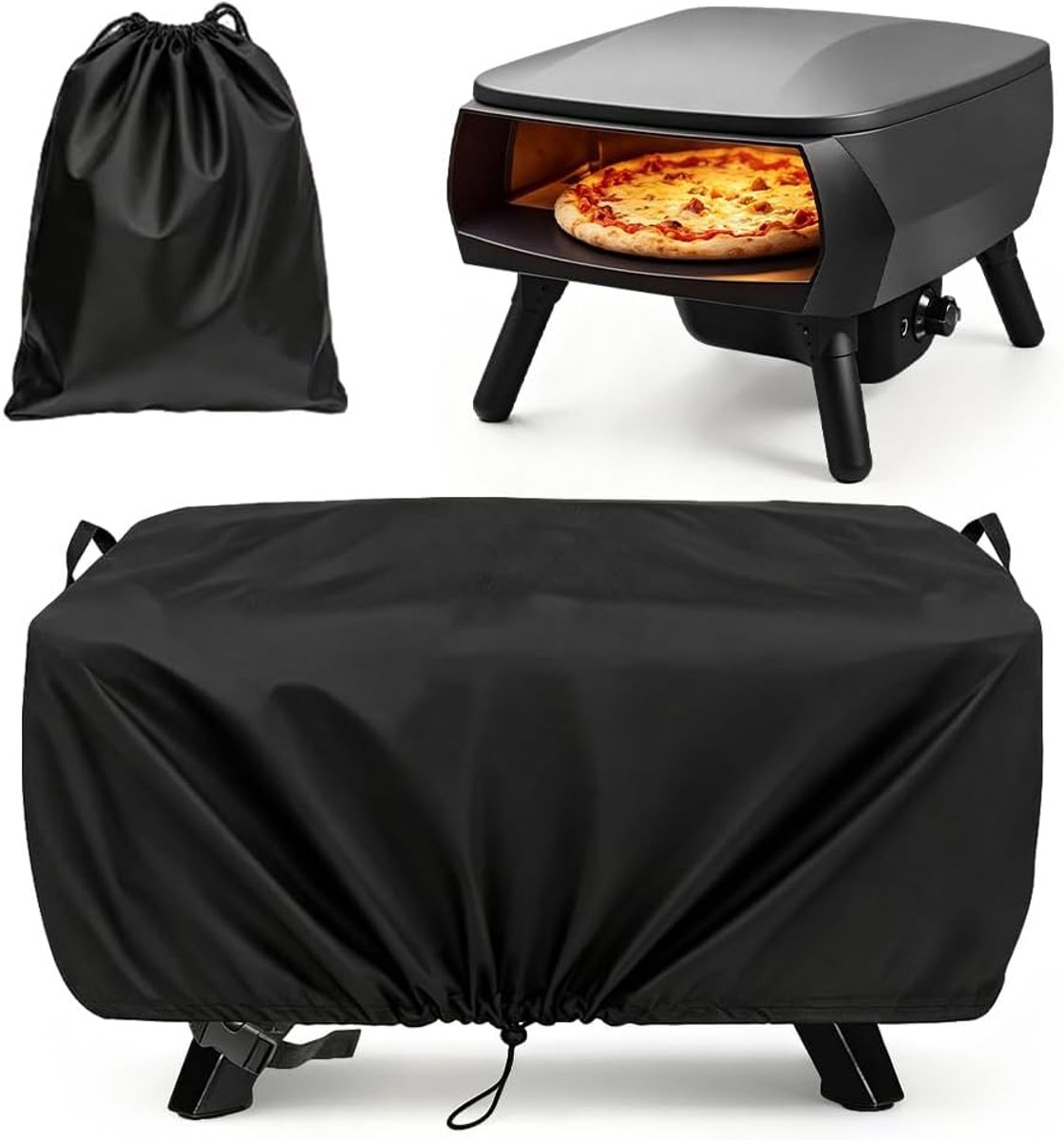 Pizzaovenafdekking 62 x 62 x 28 cm - 420D Oxford-stof - waterdicht en weerbestendig - ShopVlot