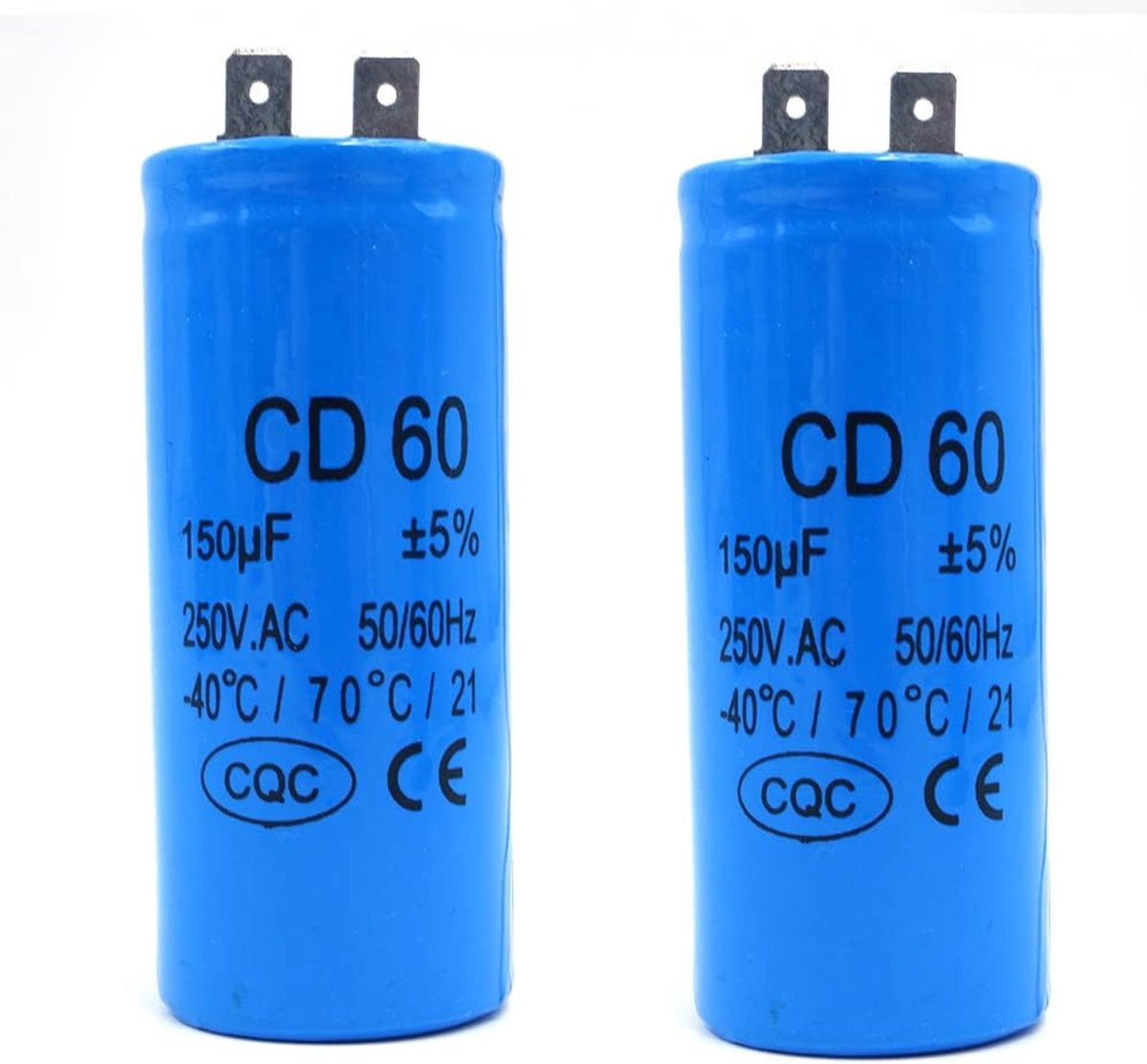 Motor Start Capacitor 150UF - 50x100mm Circulair - Hoogwaardige Isolatie - Eenvoudige Installatie - ShopVlot