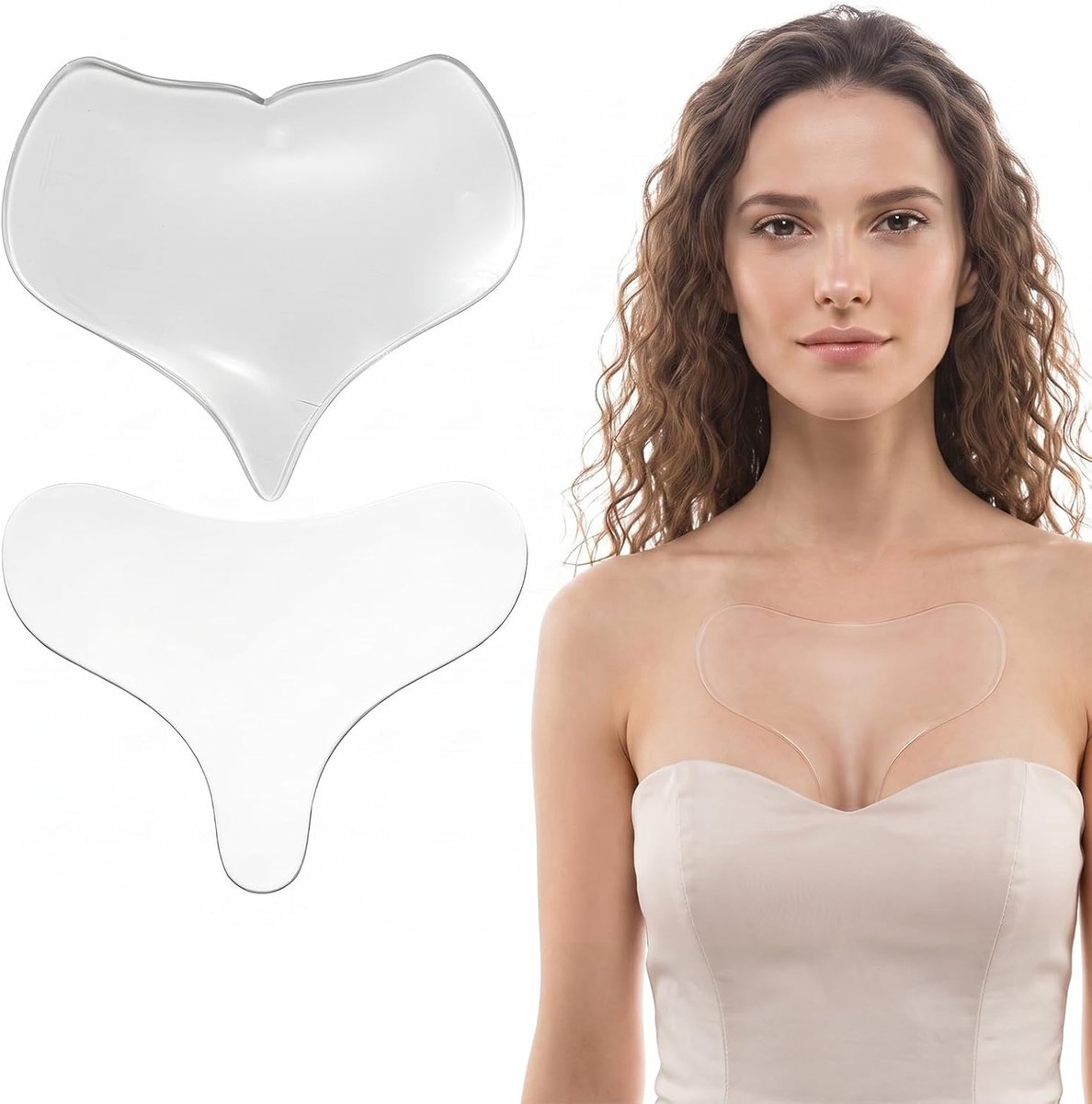 Dekselpads set van 2 - siliconen pads - anti-rimpel - herbruikbaar voor zijslapers - ShopVlot