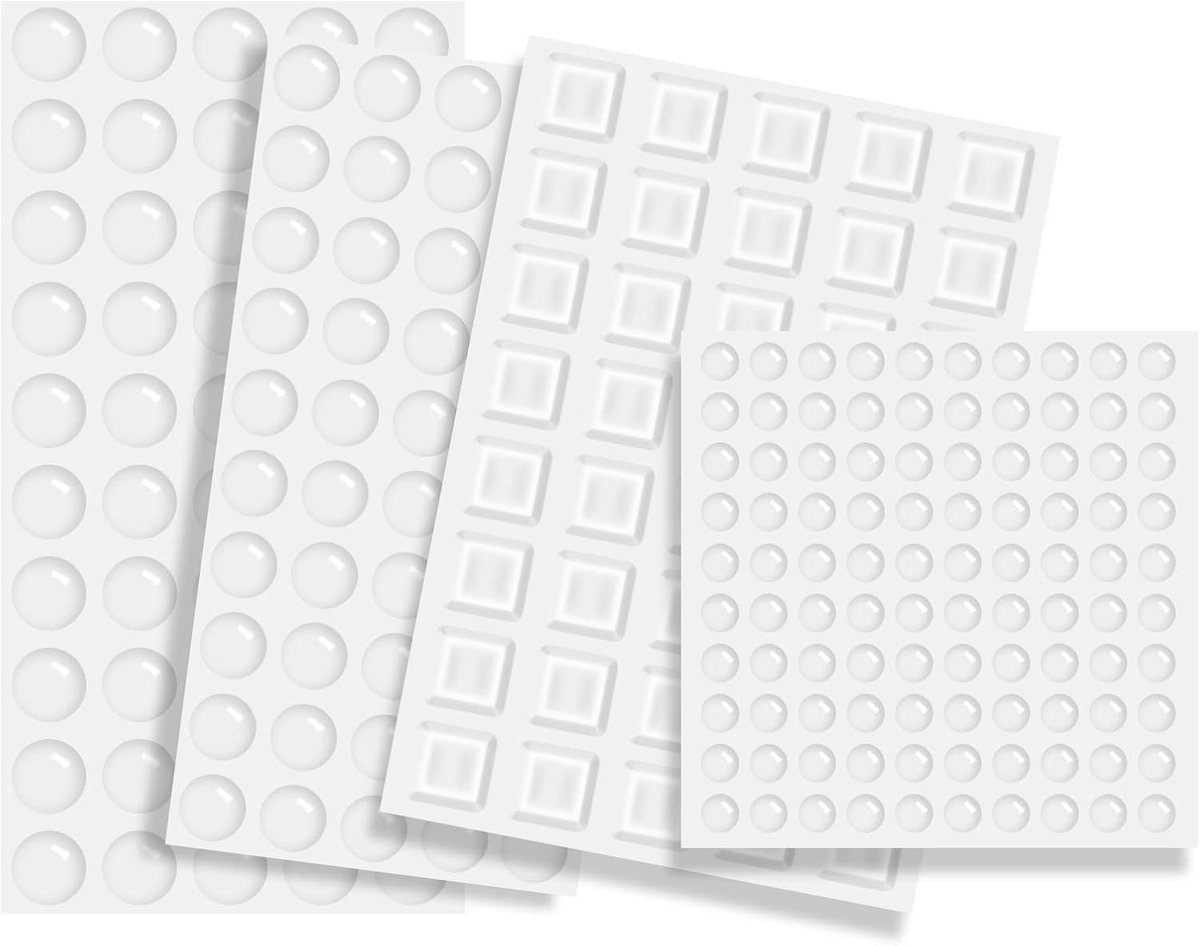 Rubber Buffer 240pcs - Transparante zelfklevende dempers - Geluids- en impactdemping - Bescherming voor meubels - ShopVlot