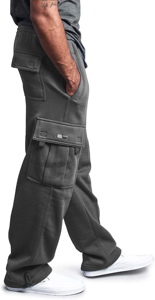 Vrijetijdsbroek heren - losse taille - katoen - duurzaam - ideaal voor buitenactiviteiten - SnelShoppen