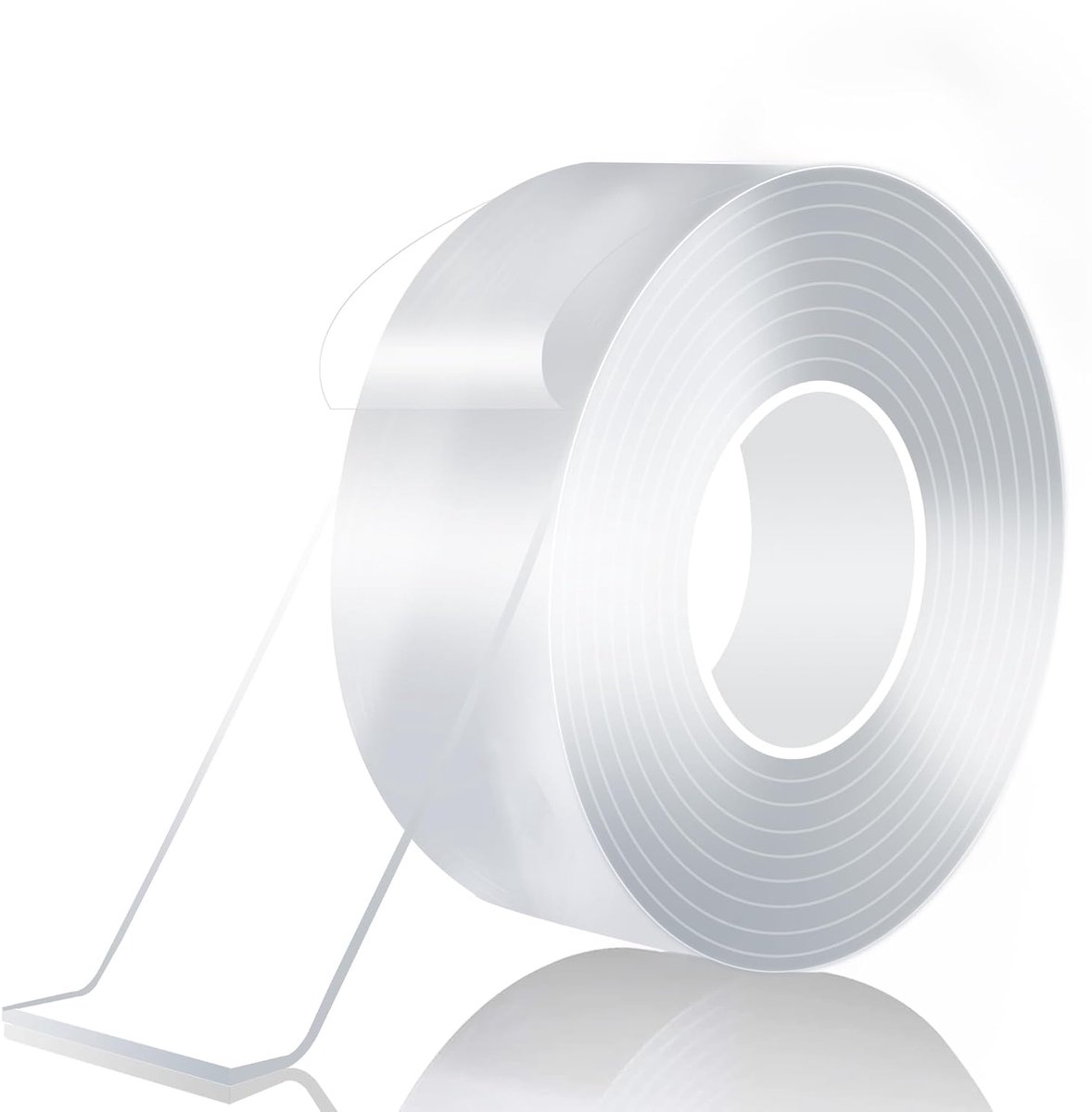Taiyeestar Double Sided Adhesive Tape, Extra Strong Transparent, 30 mm Wide, Removable, Non-Marking, Double-Sided - ShopVlot