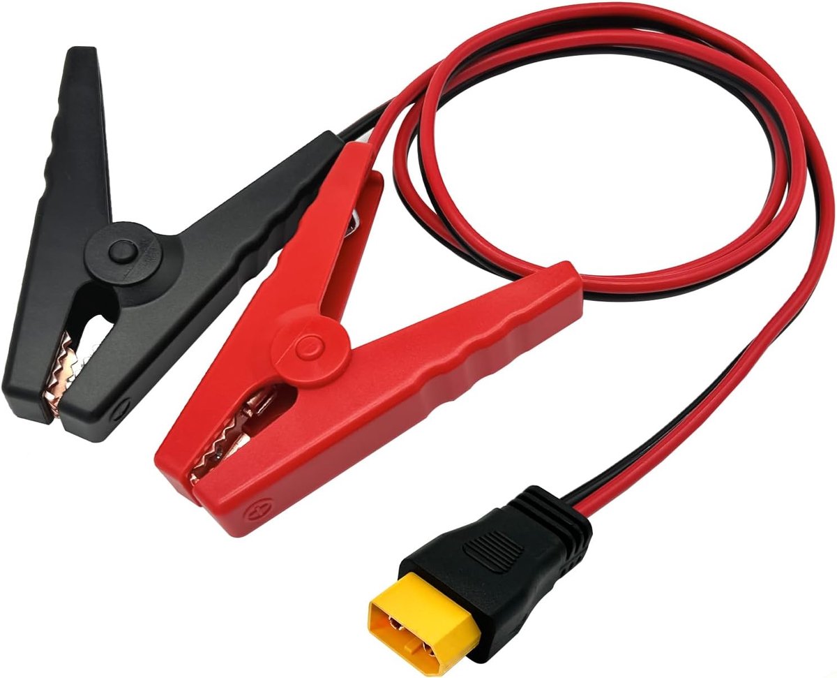 XT60 naar Accu Klem Kabel - 12V - Alligatorclips - Start je voertuig met gemak - ShopVlot