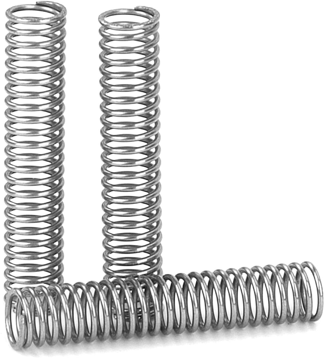 Compressieveren 30 mm - RVS 304 - Draaddiameter 0.65 mm - Ideaal voor veermechanismen - ShopVlot