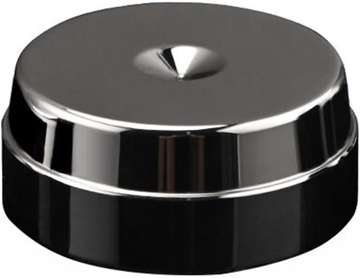 Luidsprekerpootjes 50 mm x 20 mm - roestvrij staal - antislip rubberen basis - verbeterde geluidskwaliteit - ShopVlot