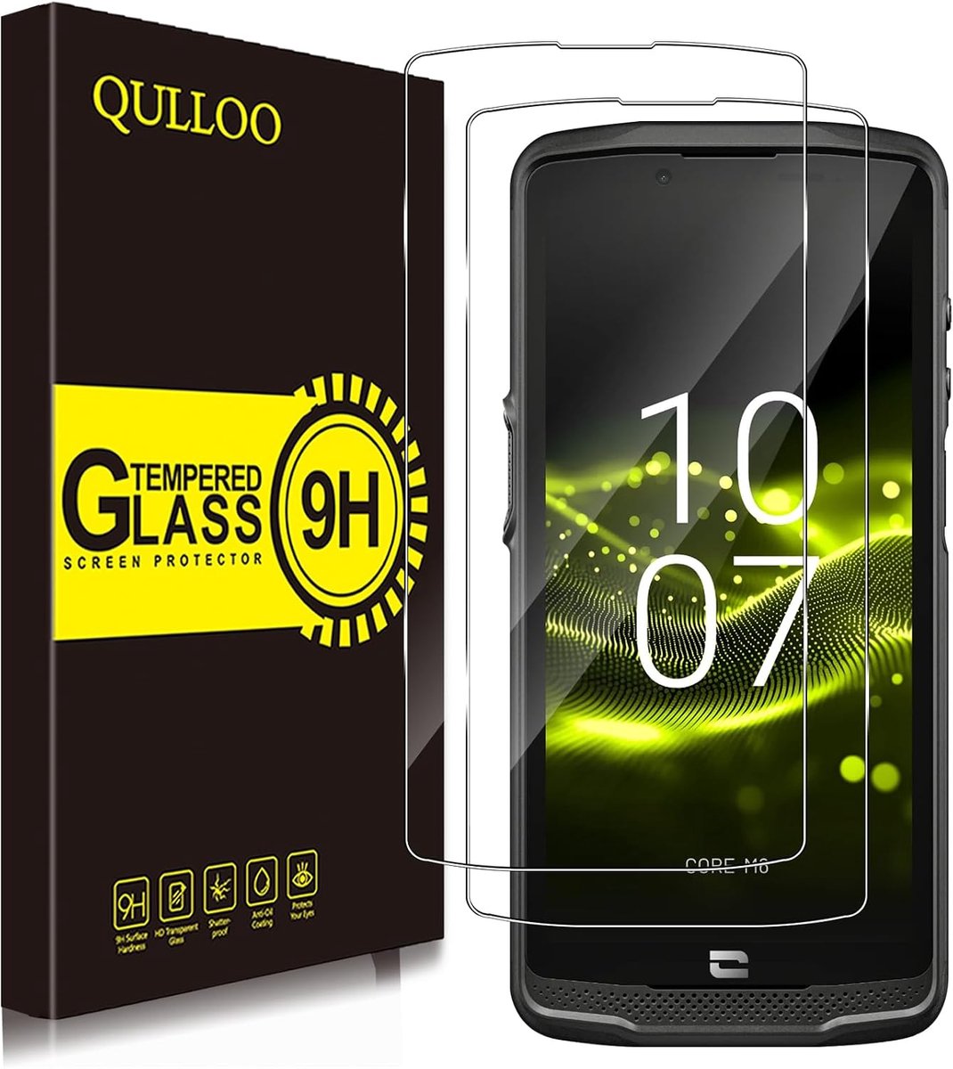 Schermbeschermer Crosscall Core M6 - 2-pack Tempered Glass - Krasbestendig - Optimale helderheid - ShopVlot