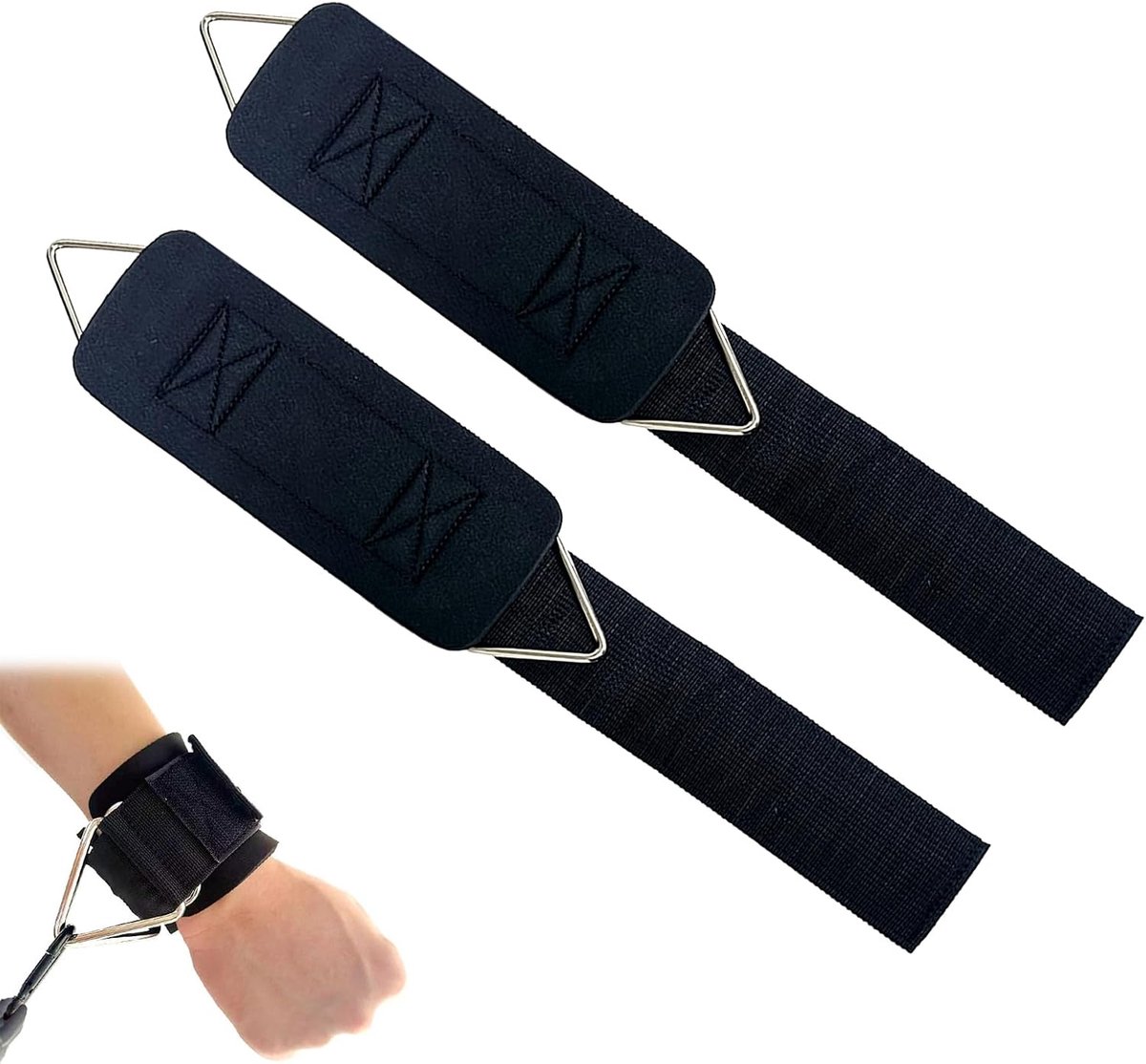 Polsbandages 7 mm - verstelbare polslussen - ademend materiaal - stabiliteit bij krachttraining - ShopVlot