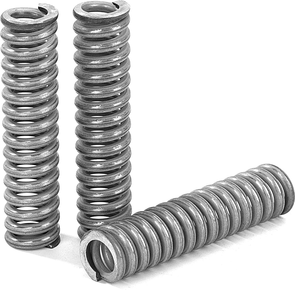 Compressieveren 60 mm - 304 roestvrij staal - 2.6 mm draaddiameter - Sterke veerkracht 30 kg - 10 stuks - ShopVlot