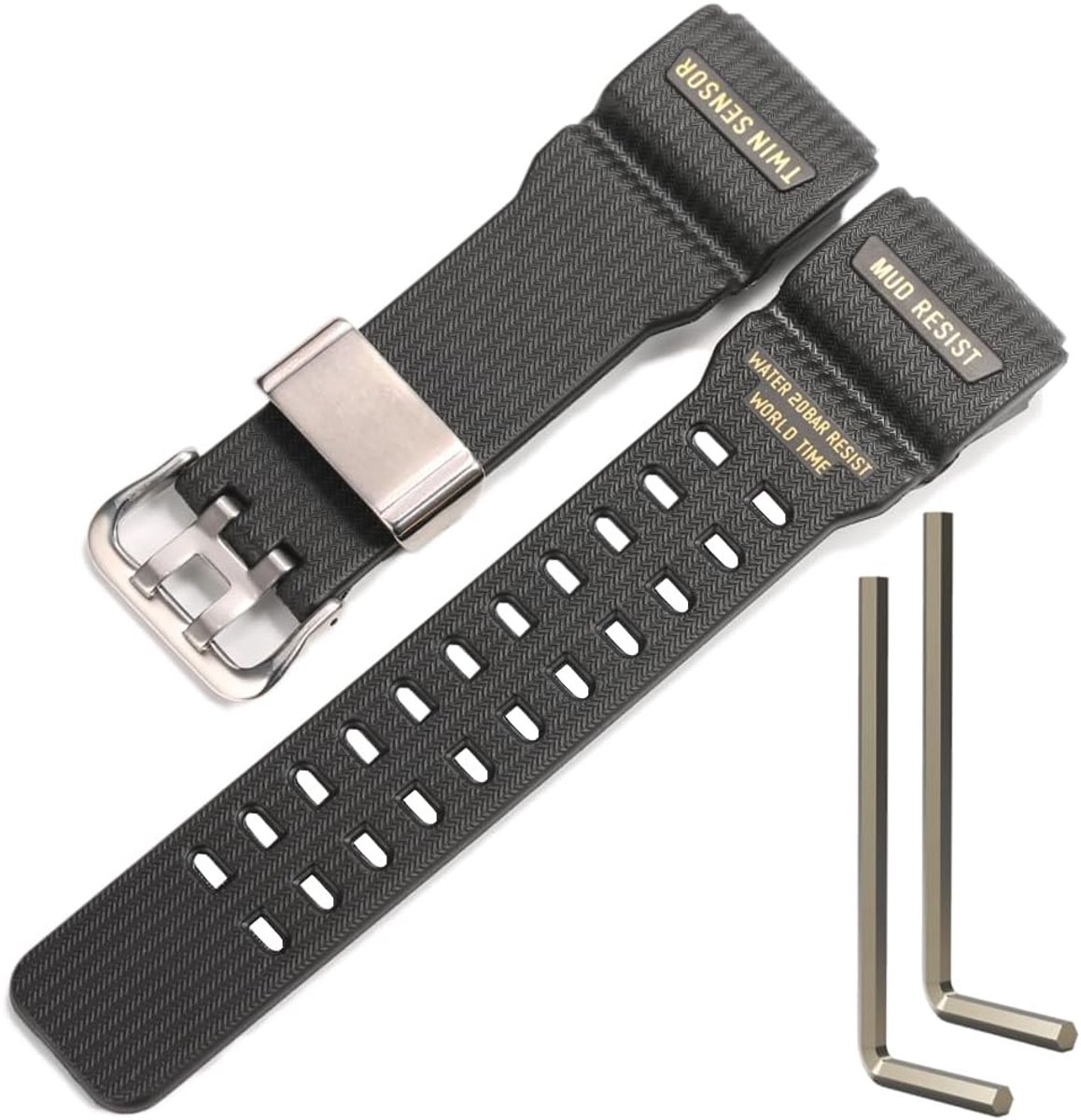 Horlogeband GG-1000 vervangend - rubber - waterdicht - ideaal voor actieve levensstijl - ShopVlot