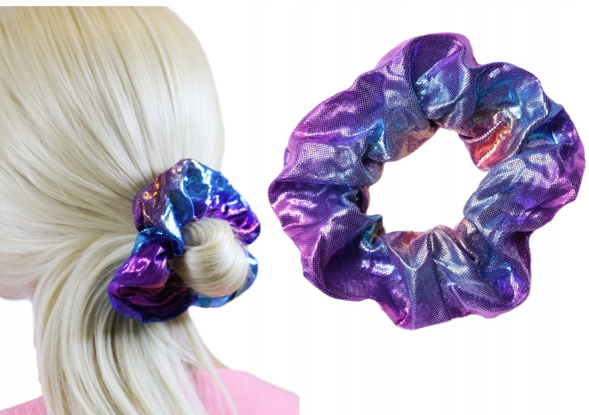 Scrunchie haarband badstof - met elastiek