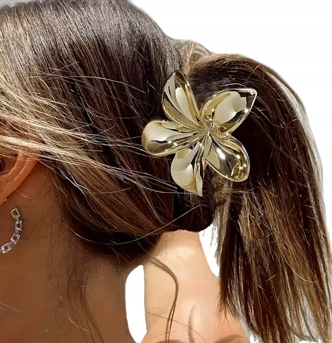 Grote gouden haarclip Bloom Hawaiians Boho stijl