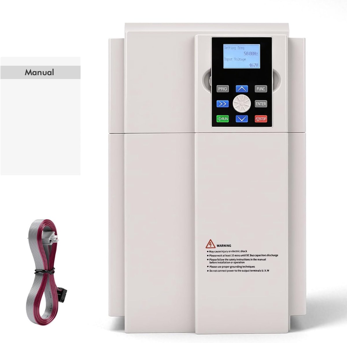Frequentieomvormer 7,5 kW - eenfasige 220V ingang - driefasige 380V uitgang - nauwkeurige toerentalregeling - ShopVlot
