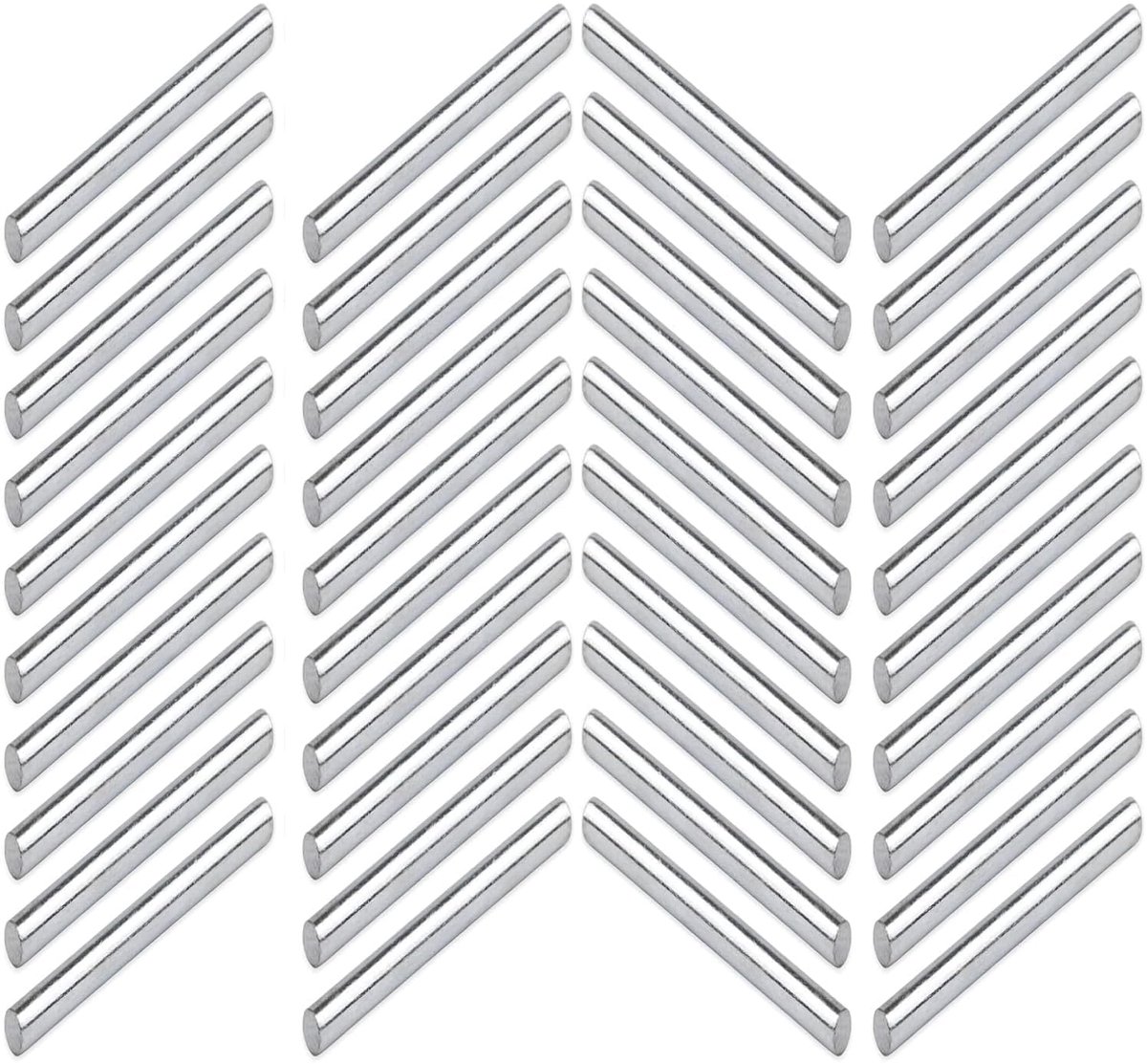Plankpennen 6 x 40 mm - metalen steunen - corrosiebestendig - voor stabiele meubels - m-winkel