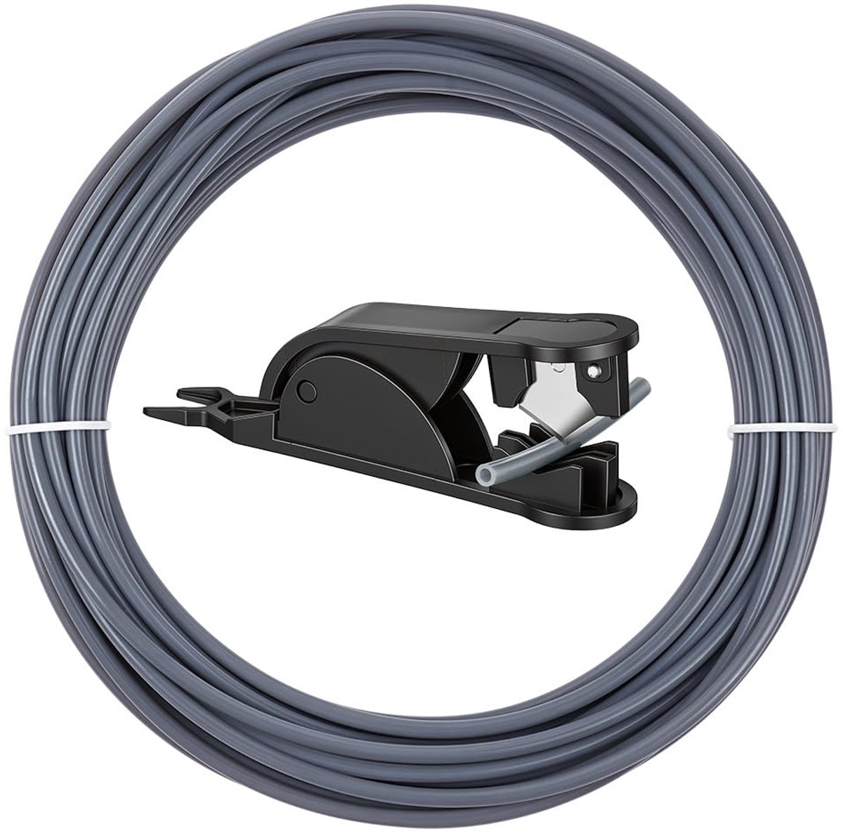 PTFE-slang 10 m - 2,5 mm ID x 4 mm OD - grijs - ideaal voor 3D-printers - SnelShoppen