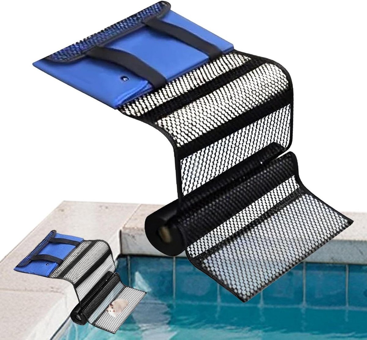 Dieren Ontsnappingshelling - Reddingshelling Zwembad - Dieren Redding - Voorkomt Verdrinking - 28 x 24 x 5 cm - Grijs