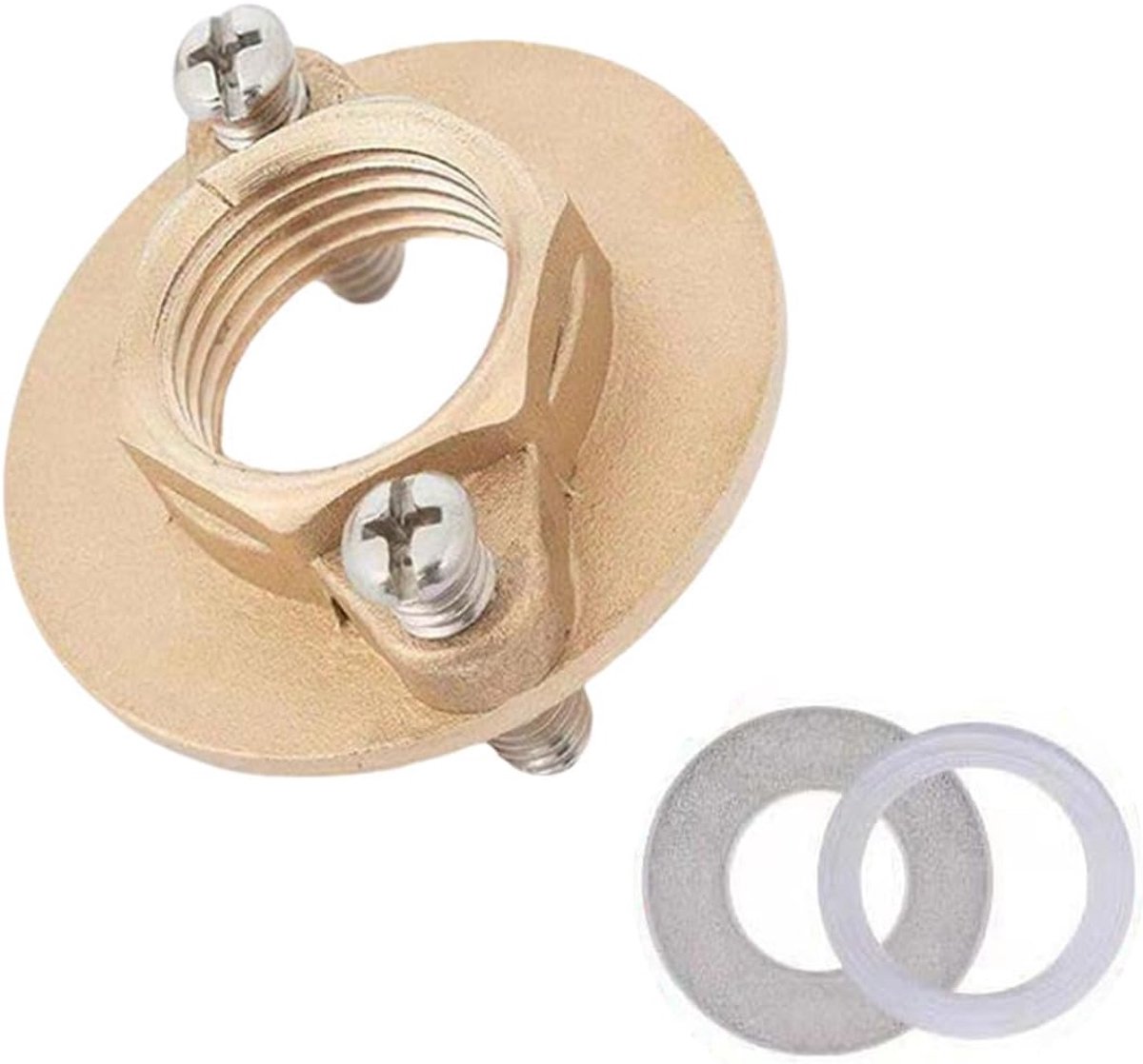 20 mm kraanbevestigingsmoer, kraanbevestigingsonderdeel met pakking voor het vastdraaien van losse kranen in keuken en badkamer