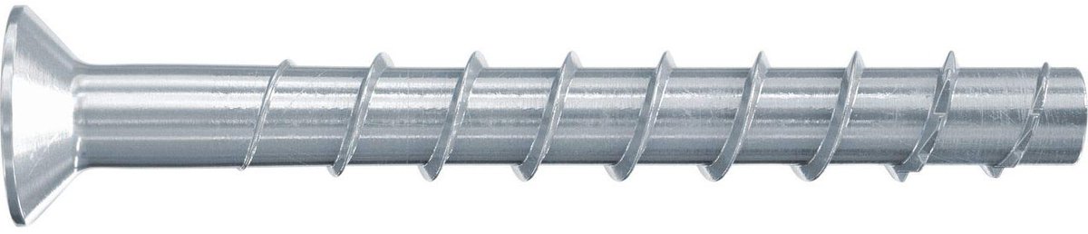 Betonschroeven - Ankerschroeven Verzinkt - Bevestigen in Beton - Verzonken Kop - 10x160 mm - Zinkgecoat