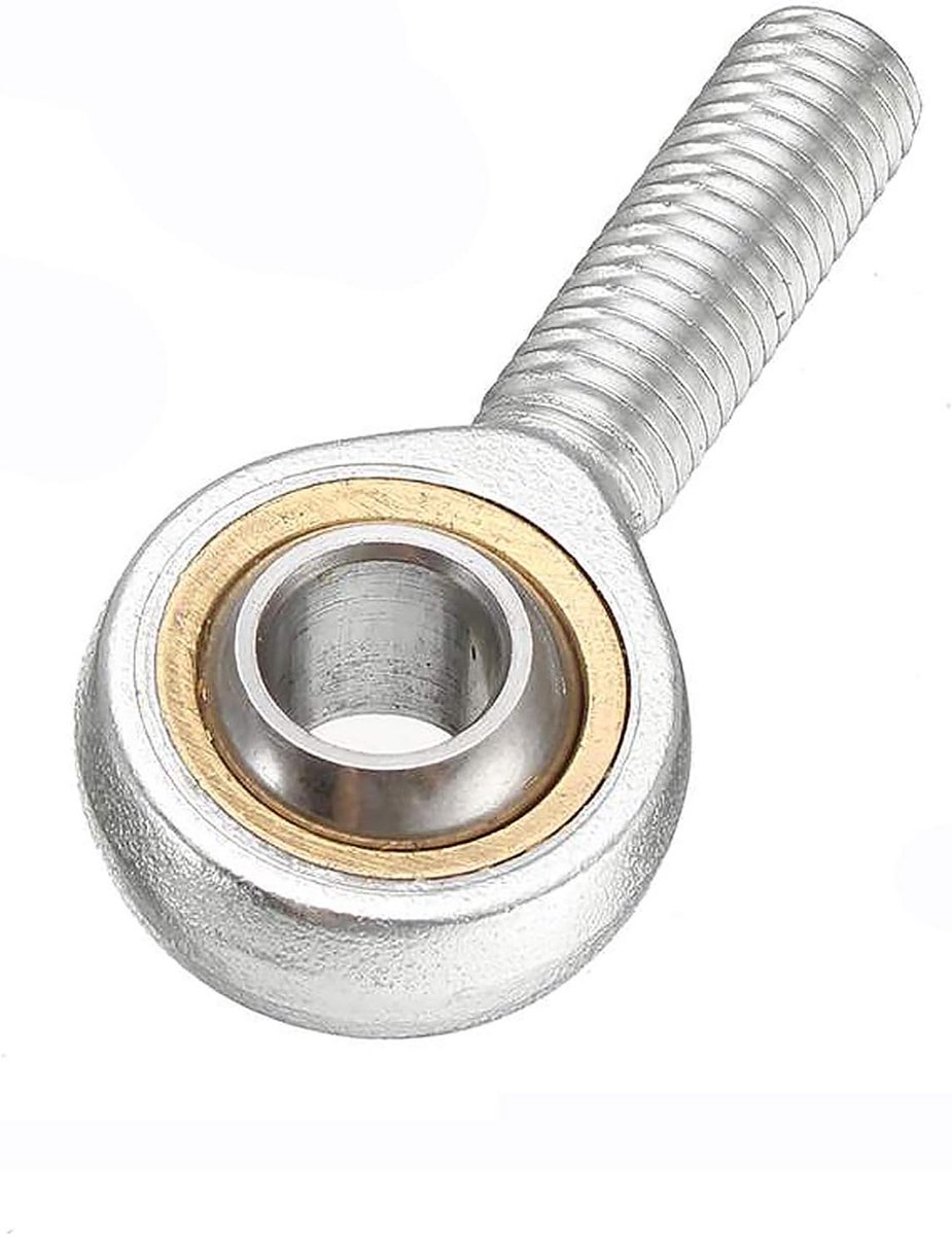 Eind Lager Zelfsmerende Mannelijke Draad Rechterhand met 10mm Binnen Dia voor Instrument Fans Motorvoertuigen (M12x1.75mm)