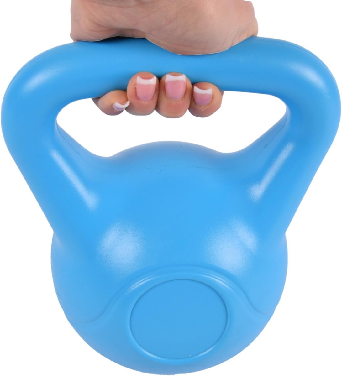 Dumbbell 4kg - Blauwe Kunststof - Vulmiddel Cement - Ideaal voor Krachttraining - SnelShoppen