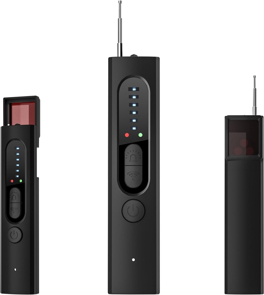 Detector, verborgen camera-zoeker, tracker-detector | Privacybescherming. Detectiebereik van 10 m, geschikt voor de veiligheid van reizen, auto's, hotels en huizen
