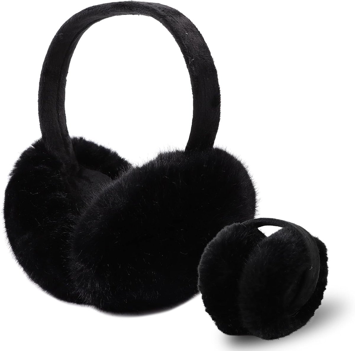 Oorgeschiedenis Warmte - Fluffy Oorkappen - Vouwbaar - Ideaal voor Buitenactiviteiten - SnelShoppen