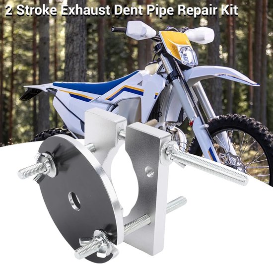 Uitlaatdeuk Reparatiekit - Motorfiets Uitlaat Tool - Motorfiets Herstellen - Met Luchtklep - 22 x 11 x 5 cm - Metaal — afbeelding 5