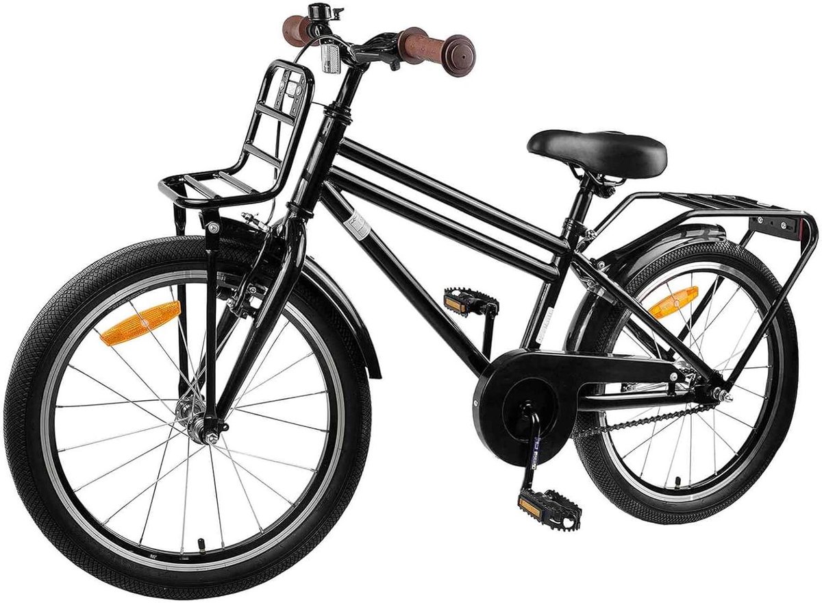 Kinderfiets sfiets sfiets Dagelijks Gebruik Veilig Rempakket 22 inch Zwart