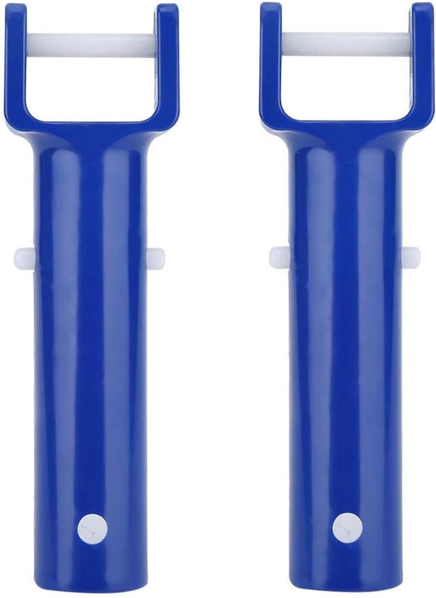 2-delige zuigkopgreep Zwembadstofzuigeraccessoires V-clip borstelkopgreep Reinigingsaccessoires voor zwembaden